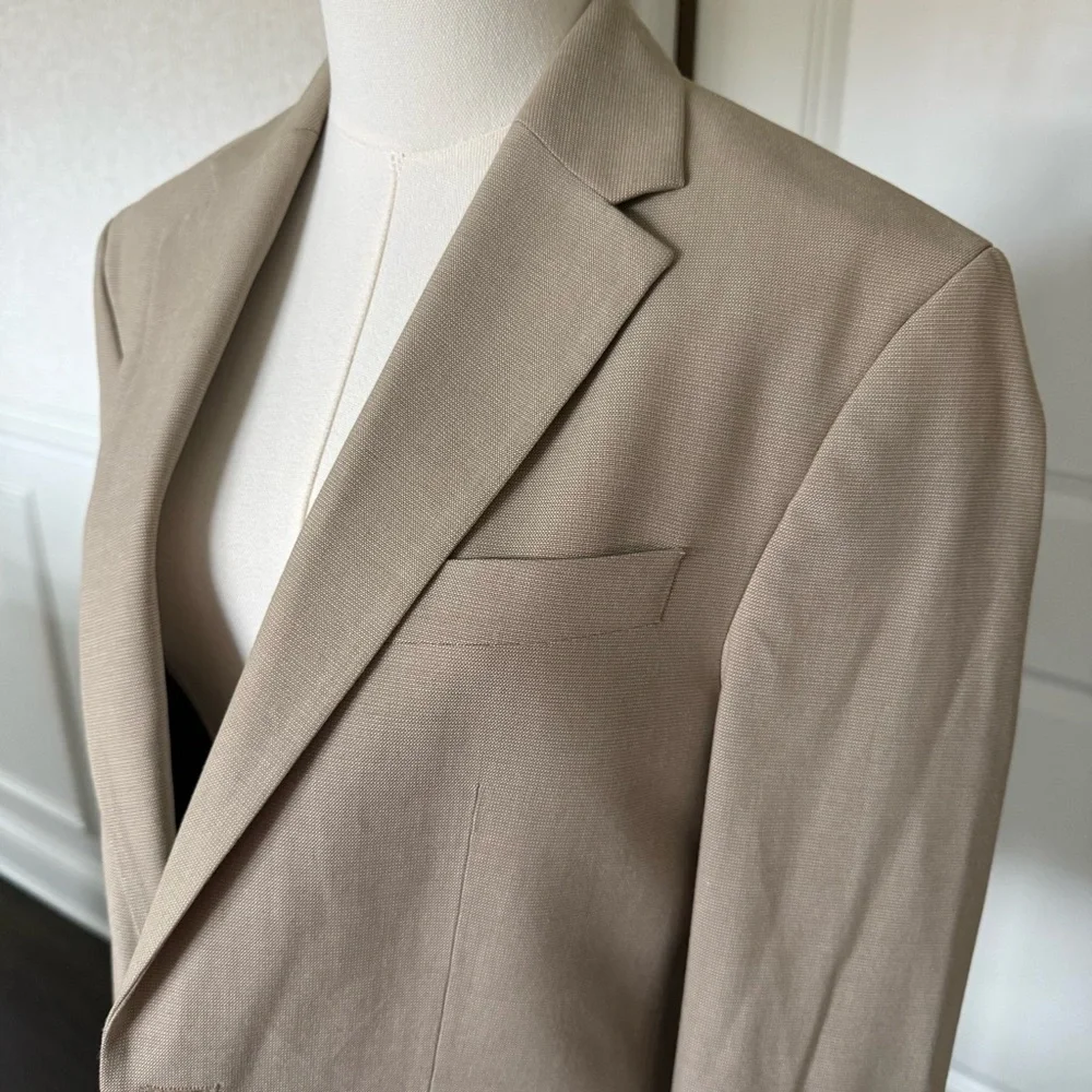 Zara Beige Blazer for Men US 36